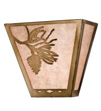  23905 - 13"W Balsam Pine Wall Sconce