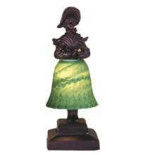  24094 - 13.5"H Silhouette Prairie Lady Accent Lamp