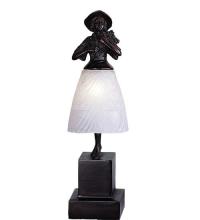  24116 - 16" High Silhouette Lady with Bouquet Accent Lamp