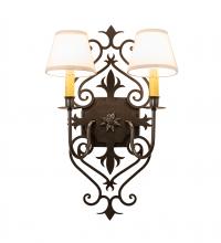  241821 - 14" Wide Louisa 2 Light Wall Sconce