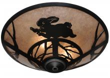 Meyda Blue 243185 - 22" Wide Rabbit on the Loose Flushmount