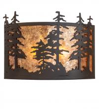  243680 - 24" Wide Tall Pines Wall Sconce