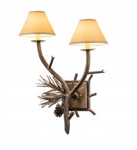  245056 - 18" Wide Lone Pine 2 Light Wall Sconce