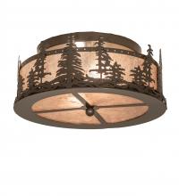  245545 - 16" Wide Tall Pines Flushmount