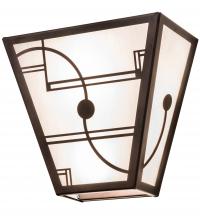  247068 - 13" Wide Revival Deco Wall Sconce