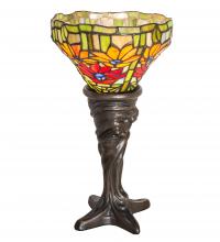  247501 - 15" High Tiffany Poinsettia Mini Lamp