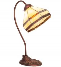 Meyda Blue 247793 - 18" High Topridge Desk Lamp
