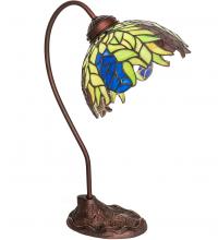  247919 - 18" High Tiffany Honey Locust Desk Lamp