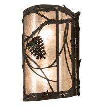  250481 - 10" Wide Whispering Pines Left Sconce