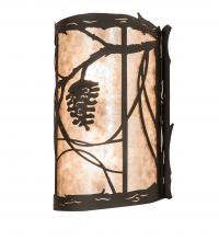  250756 - 10" Wide Whispering Pines Center Wall Sconce