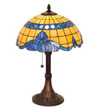 Meyda Blue 251094 - 17" High Baroque Accent Lamp