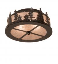 251453 - 16" Wide Tall Pines Flushmount
