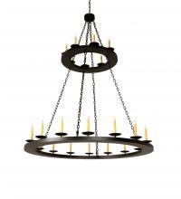 251559 - 60" Wide Loxley 24 Light Two Tier Chandelier