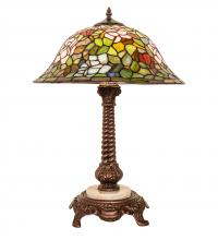  251920 - 23" High Tiffany Rosebush Table Lamp