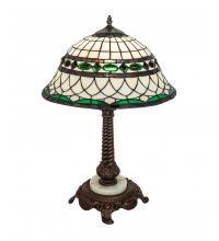 Meyda Blue 253640 - 23" High Tiffany Roman Table Lamp