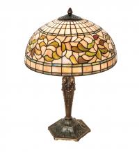  253820 - 23" High Tiffany Turning Leaf Table Lamp