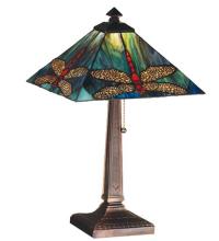 Meyda Blue 26290 - 21"H Prairie Dragonfly Table Lamp