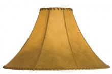  26353 - 20" Wide X 13" High Faux Leather Tan Hexagon Shade