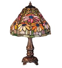  26633 - 13" High Tiffany Poinsettia Mini Lamp