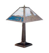Meyda Blue 26763 - 21"H Lighthouse Bay Table Lamp