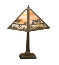  26843 - 10" High Camel Mission Accent Lamp