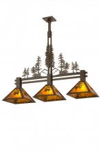  27073 - 45"L Tall Pines 3 LT Island Pendant