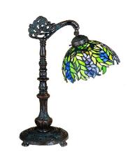  27167 - 19"H Tiffany Honey Locust Desk Lamp