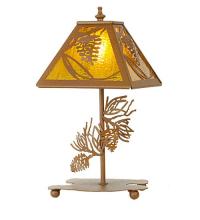 Meyda Blue 30158 - 15"H Whispering Pines Accent Lamp