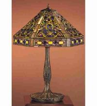Meyda Blue 31117 - 24"H Tiffany Elizabethan Table Lamp