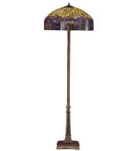 Meyda Blue 31120 - 65"H Tiffany Candice Floor Lamp