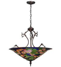  32313 - 24"W Tiffany Pond Lily Inverted Pendant.602