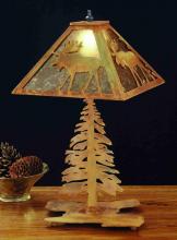  32527 - 21"H Lone Moose Table Lamp