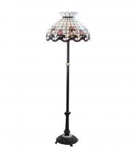  37715 - 62" High Roseborder Floor Lamp