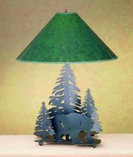  49330 - 19"H Grizzly Bear Through the Trees Table Lamp