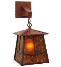 Meyda Blue 47748 - 7"W Bungalow Valley View Hanging Wall Sconce