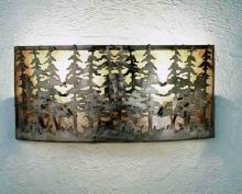 Meyda Blue 48082 - 24" Wide Tall Pines Wall Sconce