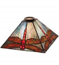  48274 - 10" Square Prairie Dragonfly Shade