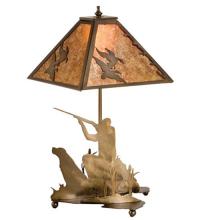 50402 - 20"H Duck Hunter W/Dog Table Lamp