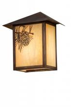  50449 - 9"W Seneca Winter Pine Wall Sconce