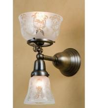  50755 - 7" Wide Revival Gas & Electric 2 Light Wall Sconce