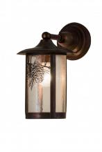  54235 - 8"W Fulton Winter Pine Solid Mount Wall Sconce