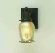 Meyda Blue 56496 - 4" Wide Revival Oyster Bay Favrile Wall Sconce
