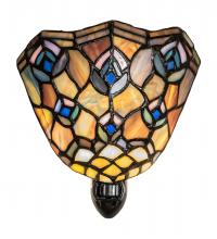  66910 - 5.5" Wide Tiffany Peacock Feather Night Light