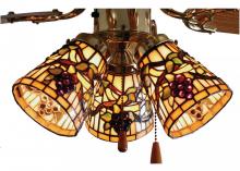  67013 - 4" Wide Jeweled Grape Fan Light Shade