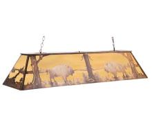  67749 - 61"L Buffalo Oblong Pendant