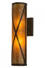  72363 - 5" Wide Saltire Craftsman Wall Sconce