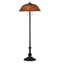 Meyda Blue 81064 - 64"H Tiffany Fishscale Floor Lamp
