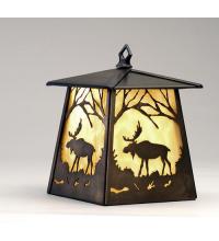  82636 - 7" Wide Moose at Dawn Hanging Wall Sconce