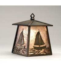  82646 - 7" Wide Sailboat Hanging Wall Sconce