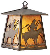  82672 - 7.5"W Cowboy Hanging Wall Sconce